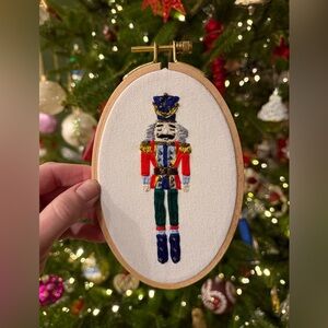 Nutcracker Christmas Embroidery